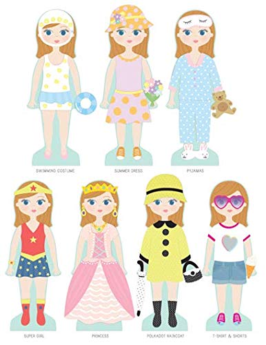 Floss & Rock Magnetic Dress Up Wooden Doll (Elsie)