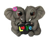 Dwk Decorative Elephant Couple Love Split Figurine | Elephant Sculpture Decor For Couples | Desk Sculpture And Decorative Items Decorations On Put On Shelves - 6.5'