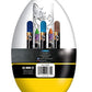 Innovative Designs DC Batman Activity Egg Craft Kit | Coloring Pages | Stickers | Markers | Crayons,Yellow