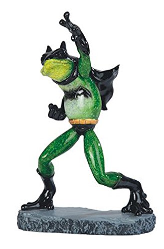 Stealstreet Ss-G-61176 Frog In Batman Costume Figurine, 7.25'
