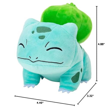 Pokmon pkw2782 Bulbasaur Sleeping PLUSH-5-Inch Premium Plush, Multi