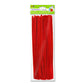 Krafty Kids GC027L Pipe Cleaner, 1/4 x 12 X 100 Piece, RED