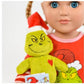 My Life As Grinch Sleepover 18 Inch Doll Christmas Holiday Collectible W/ Bonus (Blonde/Blue)