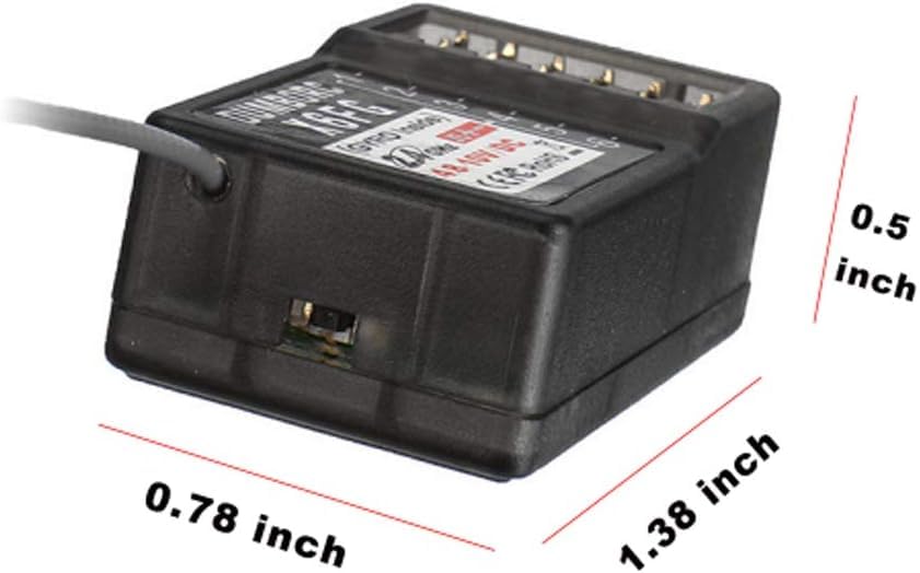(2PCS ) DUMBORC X6FG 2.4G 6 Channel Gyro Inside Receiver for RC Car Boat Used for DUMBORC X4 X6 Transmitter