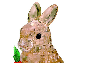 Bepuzzled | Rabbit Original 3D Crystal Puzzle, Brown, Ages 12 And Up