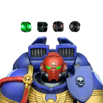 malt-inspiredISE JOYTOY Warhammer 40 000 Magnetron Green Light Set - Double Breathing Light  Universal for New/Old Models (Includes Light Set & Battery).1PCS Applicable to JOYTOY Products Age 15+