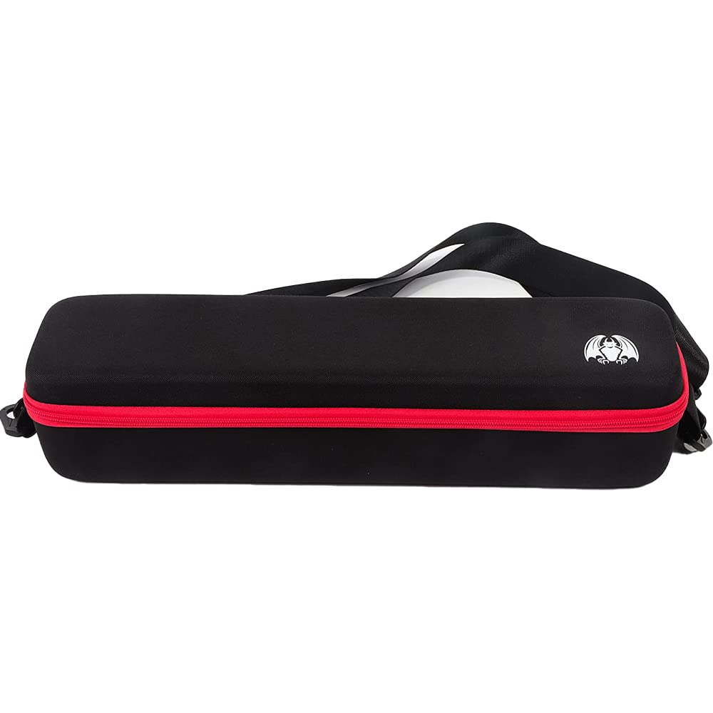 Gargoyle Collector Card Storage Case with Wrist and Shoulder Strap - enhanced Portable Card Game Travel Case - Holds up to 1350 Cards or Multiple MTG Deck Box - TCG Storage - Organise and Protect (Red)