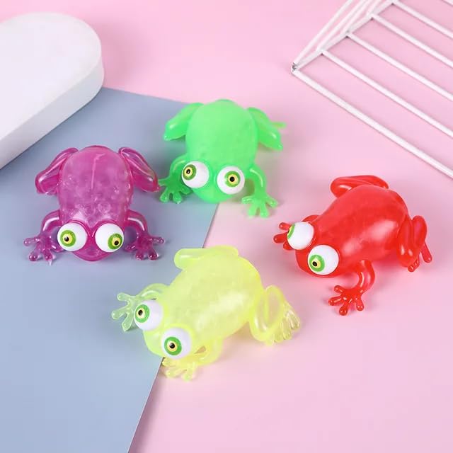 Sawkirp Darshraj Kids Stress Anxiety Relief Toy Pack Of 1 Piece (Squishy Frog),Random