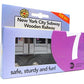 MUNI PALS Wooden Railway NYC Subway Car 7 - Red, 5.25" x 2" x 1.25", Model 011107, Quality Wood Construction