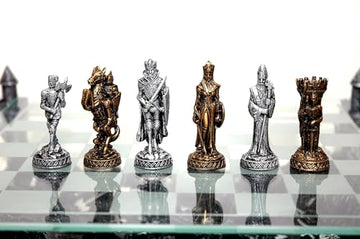 Renaissance Knight Chess Recreational Classic Strategy Game Set