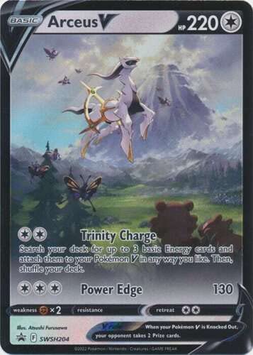 Arceus V Swsh204 - Black Star Promo - Full Art
