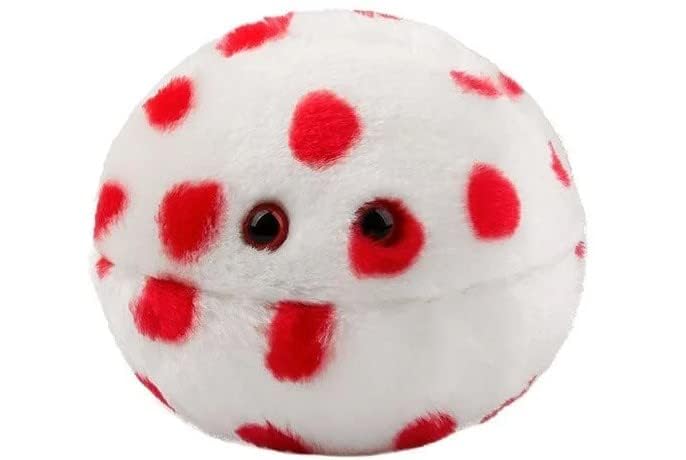 Giantmicrobes Measles Plush, Pediatrician Gifts, Funny Doctor Gifts, Biology Gifts, Public Health, Immunologist Gifts, Epidemiol