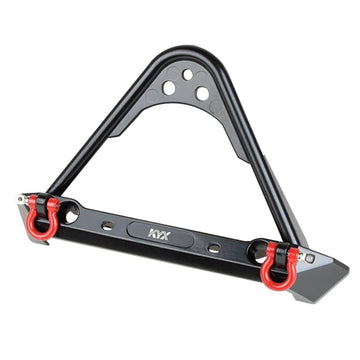 KYX Racing Aluminum Front Bumper Upgrades Parts Accessories for 1/10 RC Crawler Car Axial SCX10 SCX10 II SCX10 III Trx4 Trx6 Gen
