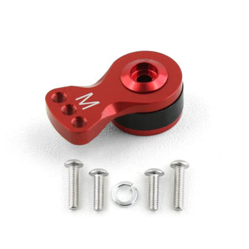2 Sets Aluminum M(18MM) 25T Adjustable Servo Saver Servo Arm for TRX-4 Axial SCX10 1/10 RC Cars Helicopter Model Boat Upgrade Pa