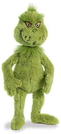 Aurora World Plush - Dr. Seuss The Grinch 18In With Dr. Seuss Cindy Lou Who 12In