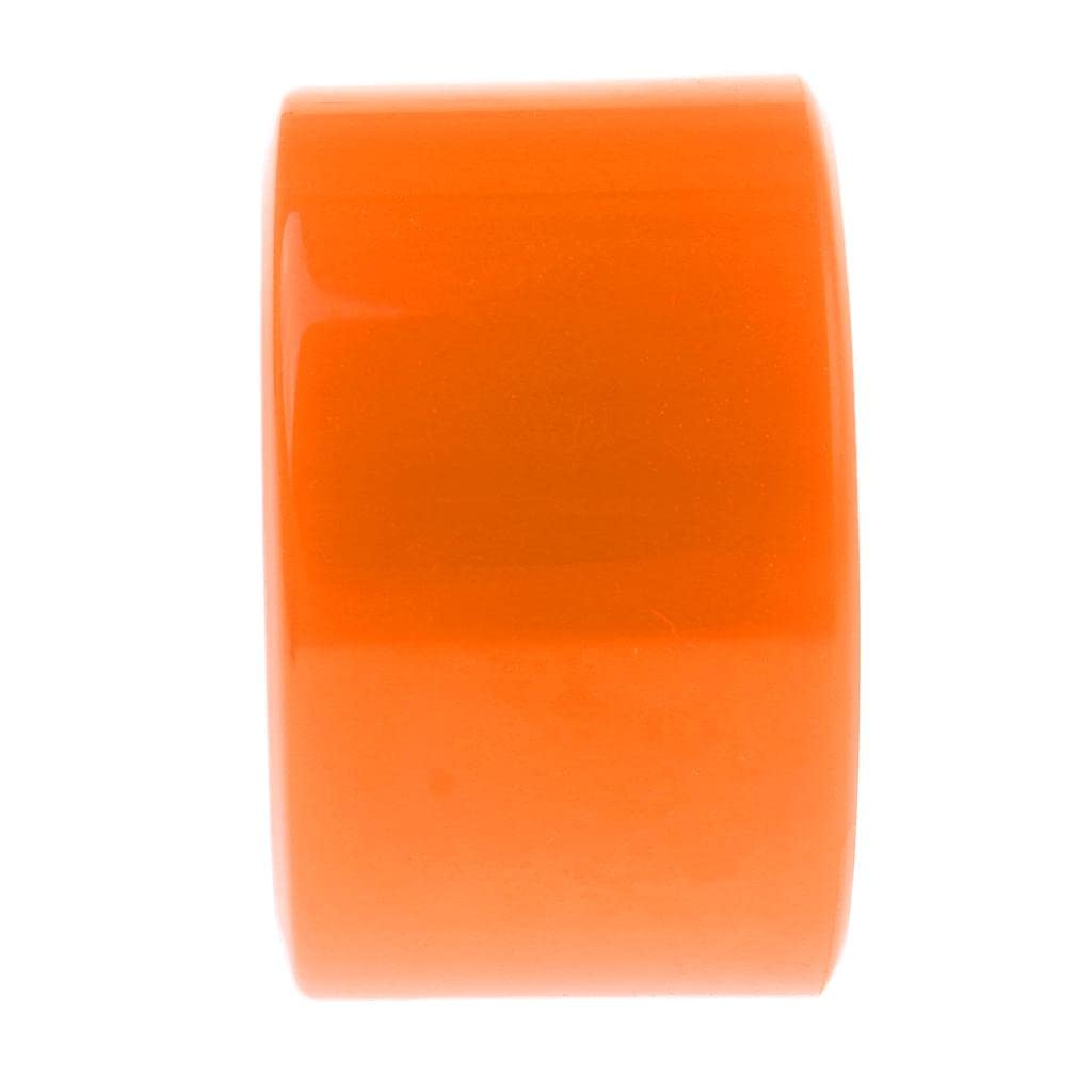 Ubersweet Solid Cruiser Longboard Skateboard High Elastic PU Wheel Shock Absorb Orange