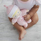 Ganz My First Doll Soft Plush Doll With Blonde Hair And Pink Outfit - I Rattle!