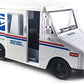 UPS Mercedes-Benz Sprinter + United States Postal Mail Truck Grumman LLV 5 Inch Die Cast Metal Model Toys SetOf2