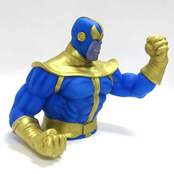 Marvel Thanos Pvc Bust Bank,Multi-Colored,4''