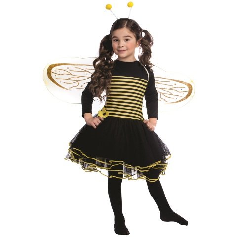 Bumblebee Dress Costume  Small - Age 4 To 6