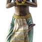 Top Collection Yoga Tree Pose Statue With Yoga Instructions 10-Inch Hand Painted Figurine With Color Accents - Bronze Finish Look