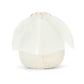 Jellycat Amuseables Boiled Egg Bride Plush Toy, 5.5" Yellow/White, Small Polyester Stuffed Animal - Fun Wedding Gift