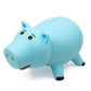 PHOCAS Hamm Piggy Bank Cute Blue Pig Money Box Plastic Saving Coin Box Money Bank for Kids Christmas Birthday Gift with Gift