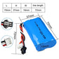 KBT RC Car Lithium Battery: 7.4V 1500mAh Rechargeable Li-ion Battery, 15C High Drain Discharge Batteries for RC Cars, Boat Spare