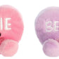 Aurora Valentine Candy Heart Palm Pals 5'' Plush 2 Pc Bundle, Be Mine And Cutie