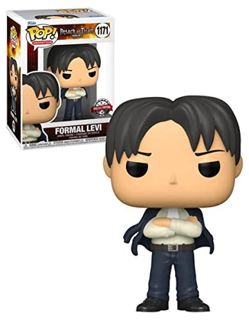 Attack On Titan Pop! Animation Vinyl Figure Formal Levi 9Cm