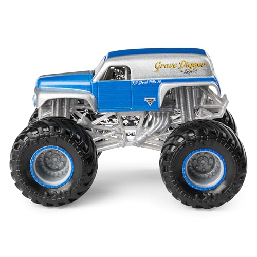 Monster Jam Grave Digger vs Son-Uva Digger Monster Truck Duo Pack - 1:64 Scale Die-Cast, Authentic Collectible, Multicolor