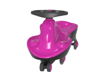 Joybay Sports Collection Premium Led-Wheel Swing Car Ride On Toy (Vibrant Pink, Come Fully Assembled)