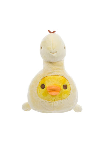 Rilakkuma Kiiroitori San-X Original Plays with Dino Series Plush - Pastel Yellow