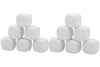 Qidiwin 2.5 Inch White Eva Foam Dices For Kids Graffiti, Building Blocks,Creative Painting,Party Supplies, 12 Pcs