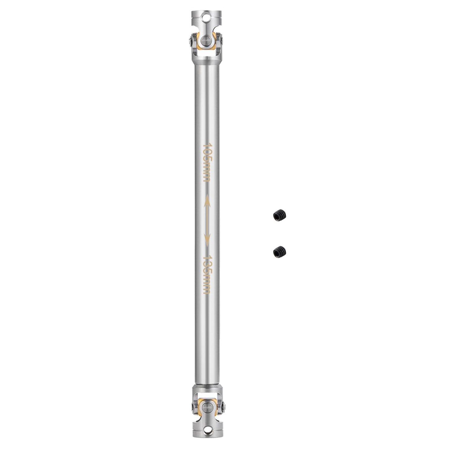 RC-Hub 1Pcs RC Driveshafts Metal Drive Shaft 45-50/47-57/55-67/60-80mm for 1:14 Tamiya Trailer Tractor Truck RC Crawler Car (105