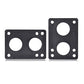 3NH Shock Pads 0.24inch/6mm Soft PU Black Durable Skateboard Riser Longboard Hot