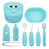 9PCS Plastic Simulation Dentist Play Set Medical Kit Pretend Toy for Kids Hygienic Habbit Cultivation Role Play Game for Childre