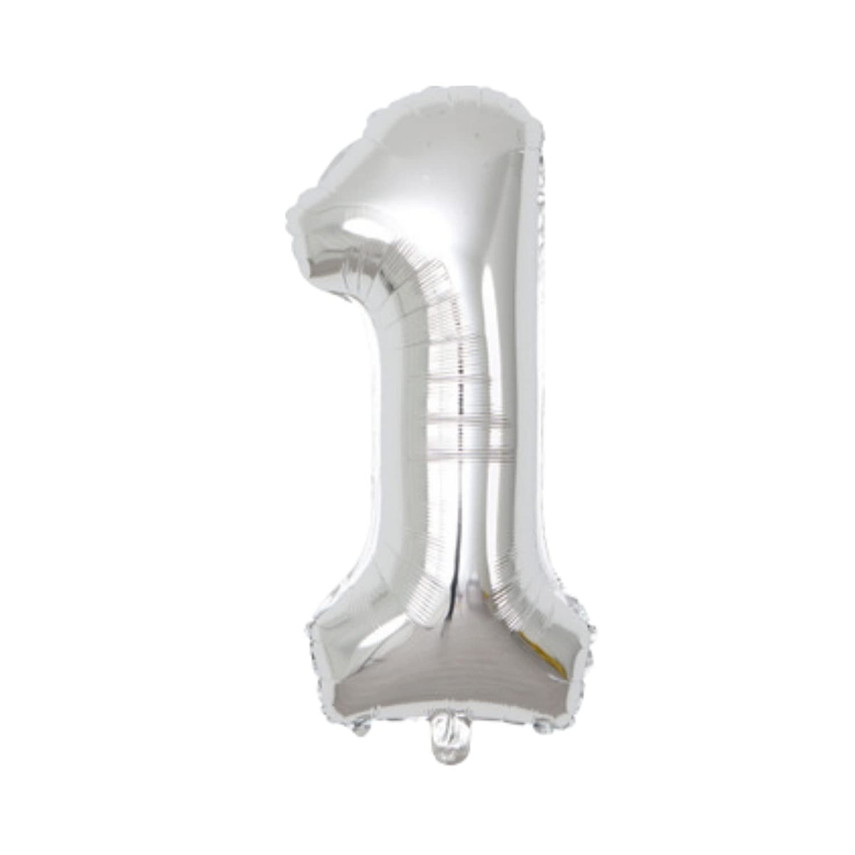 Party Decorz 1 Number Silver Foil Balloon/One Number Silver Big Size Foil Balloon (32 Inch,1pcs) For Birthday,Anniversary, Surpr