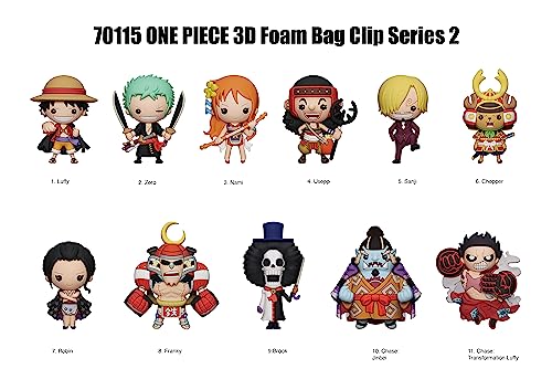 One Piece Monogram 3D Figural Foam Bag Clip in Blind Bag Series 2 - Random Figure