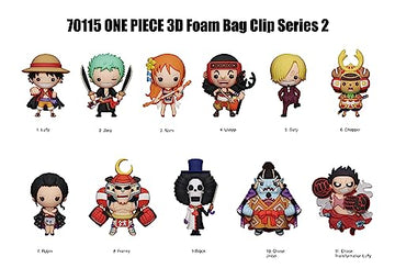 One Piece Monogram 3D Figural Foam Bag Clip in Blind Bag Series 2 - Random Figure