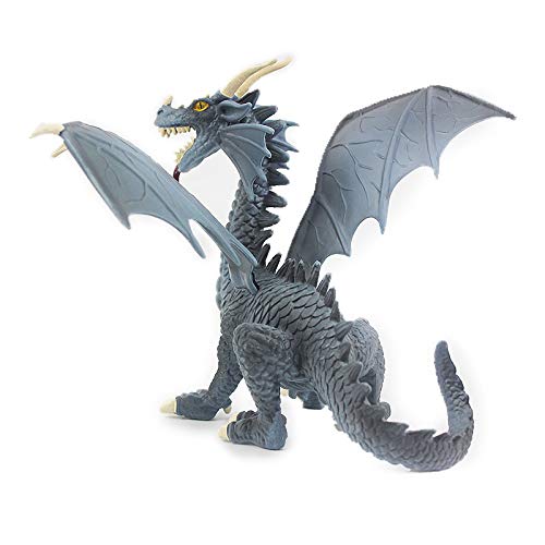 Warmtree 6 Inch Realistic Dragon Model Plastic Flying Dragon Figurines Gifts For Collection