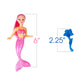 Artcreativity Mermaid Playset For Girls, Mermaid Toys Set With 3 Figurines & 3 Brushes Princess Party Favors For Children, Best