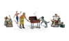 Woodland Track H0 - Figures At Barbecue