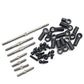 Yeah Racing MRMX-004 Titanium Tie Rod Turnbuckle Set for MST RMX2.0 - Lightweight & Durable Upgrade