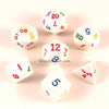 Koplow Games Rainbow Polyhedral Dice 7 Piece Set