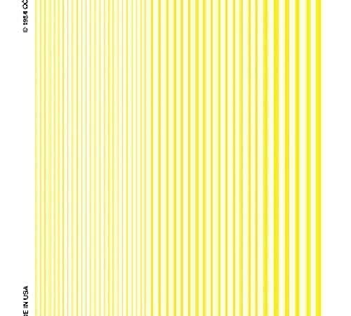 Woodland Scenics Stripes Yellow Dry Transfer Decals