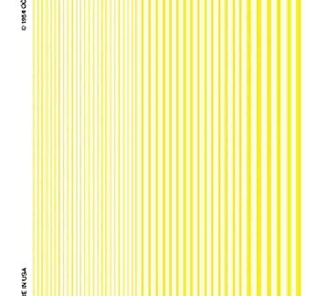 Woodland Scenics Stripes Yellow Dry Transfer Decals