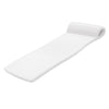 TRC Recreation Sunsation 1.75  Thick Vinyl Coated Foam Swimming Pool Float Mat mature-themed Lounger with Built-In Roll Pillow  White