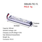 SoloGood 5pcs 300mAh 1S Lipo Battery 3.8V 75C with PH2.0 Connector for FPV Tiny Whoop Brushless Drone
