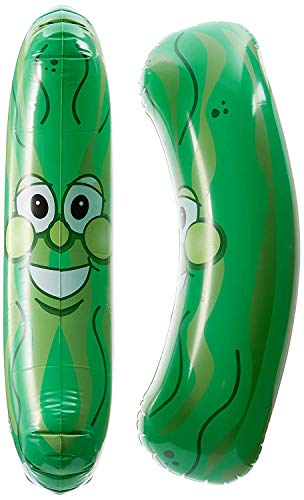 Rhode Island Novelty 36 Giant Inflatable Pickles - Green, 2 Pack - Fun Party Decor, Summer Pool Float, Unique Gift